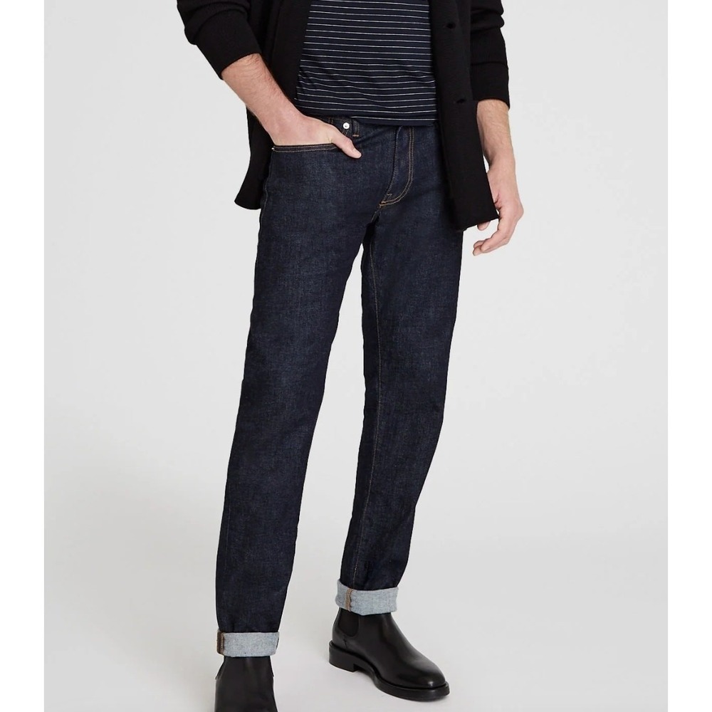 Club Monaco Jeans Mens 33x31 Blue Slim‎ Fit Stretch Dark Wash Denim 795702121